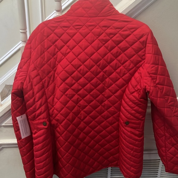 Red Tommy Hilfiger stadium jacket - Picture 9 of 11
